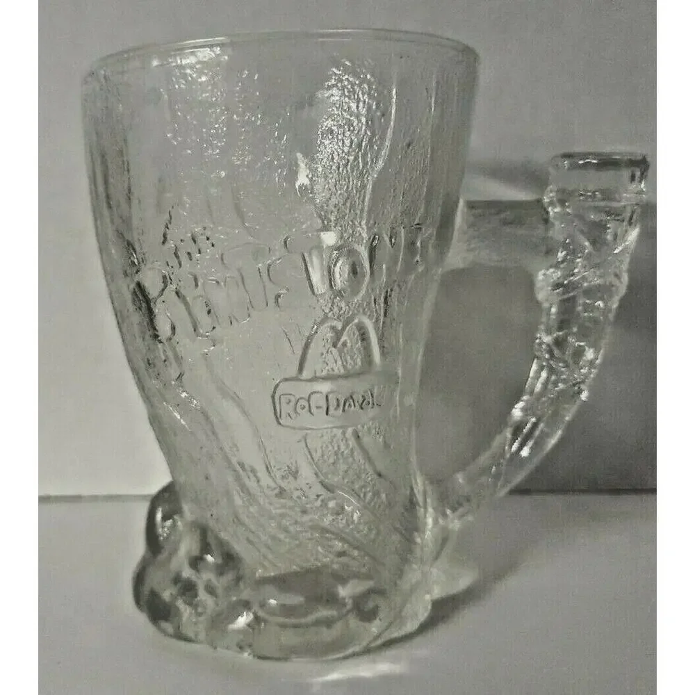 The Flintstones Mammoth Mug McDonalds 1993 Juice Coffee Tea Mug Cup Glass‎